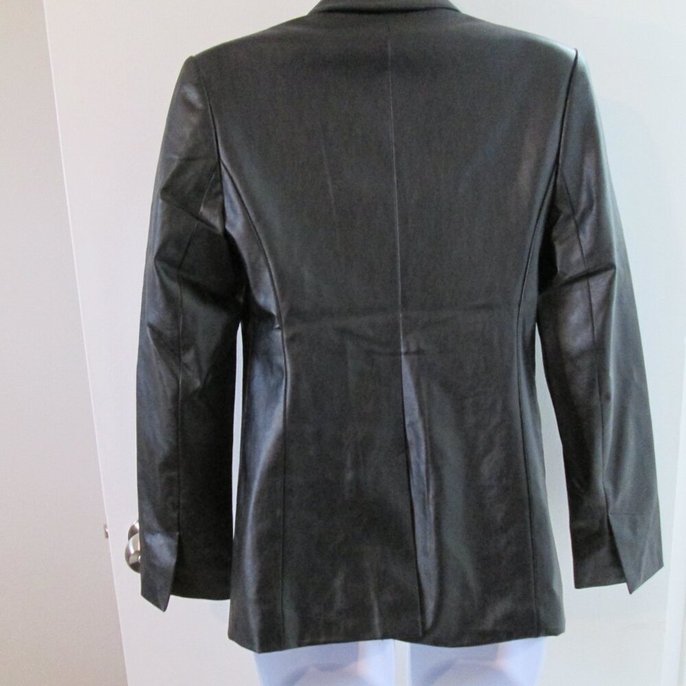 Gabrielle Union Faux Leather Blazer – XS – New With Tags - Picture 6 of 8